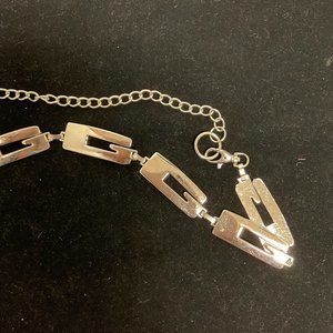 Silver chain belt woman G for a guess #22-0103-73